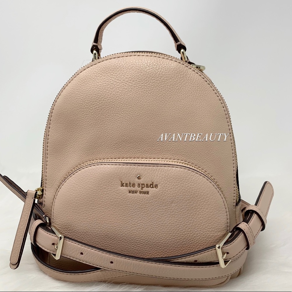 Kate Spade Medium Jackson backpack warm vellum - Picture 3 of 6
